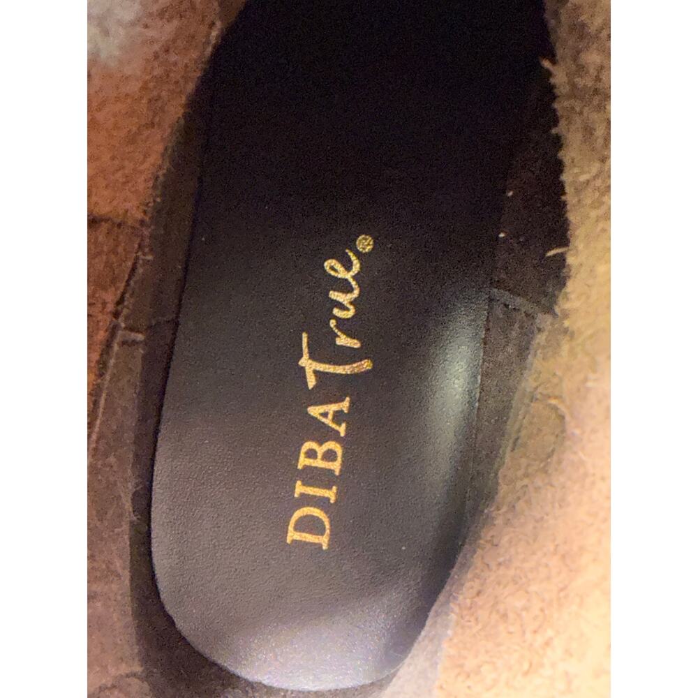 Diba True Charcoal Distressed Leather Pull On 2 Inch Heel Boots Size 8.5 NWOB - Picture 6 of 6